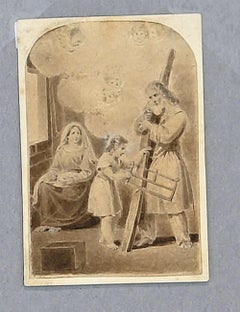 Scene From the Gospel - Etching - 19th Century