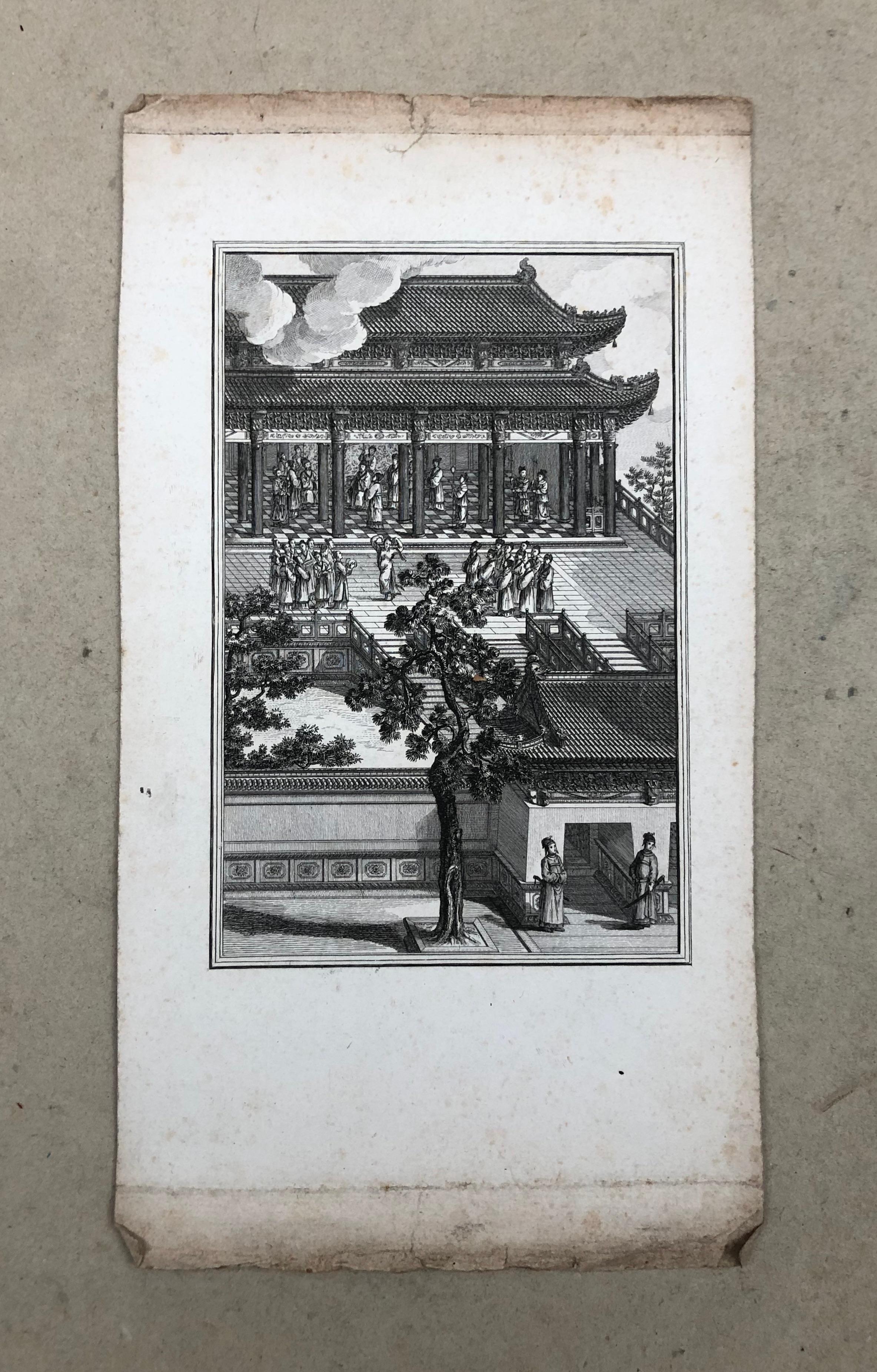 Szenen aus dem chinesischen Leben, 6 Stiche, spätes 18. Jahrhundert – frühes 19. Jahrhundert im Angebot 1