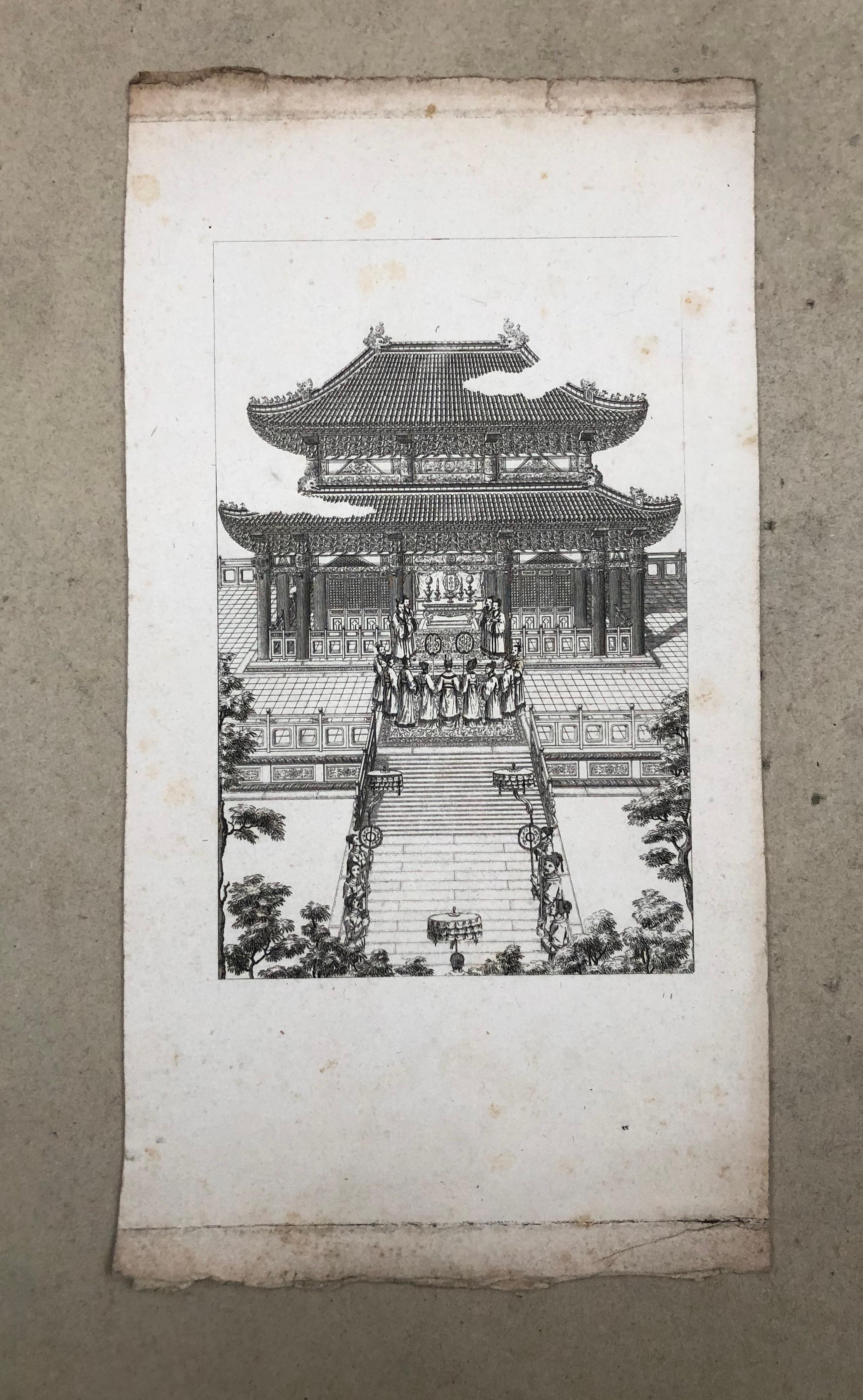 Szenen aus dem chinesischen Leben, 6 Stiche, spätes 18. Jahrhundert – frühes 19. Jahrhundert im Angebot 3