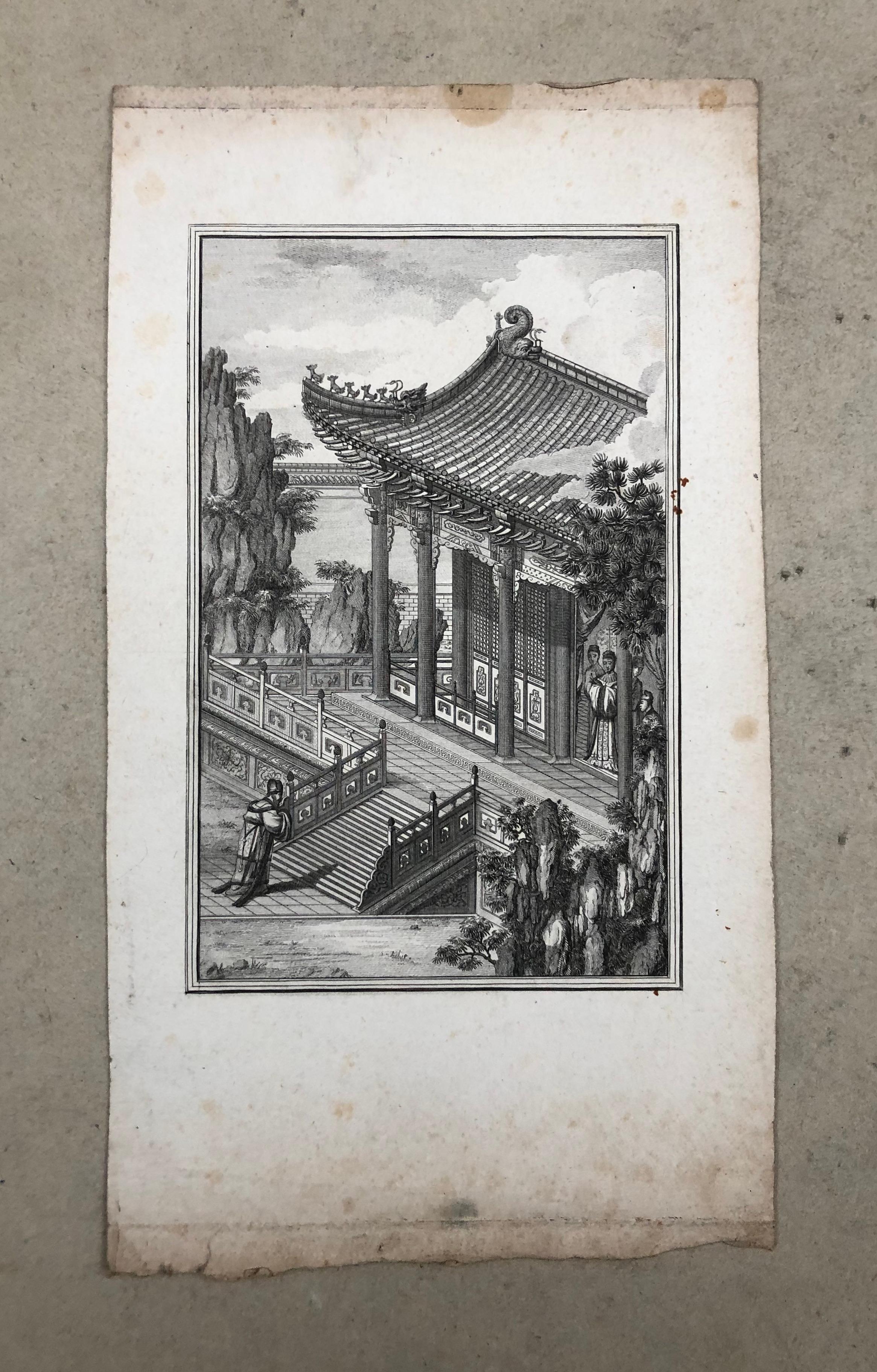 Szenen aus dem chinesischen Leben, 6 Stiche, spätes 18. Jahrhundert – frühes 19. Jahrhundert im Angebot 4