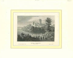 Schloss Weideneck - Original Lithograph on Paper - Mid-19th Century