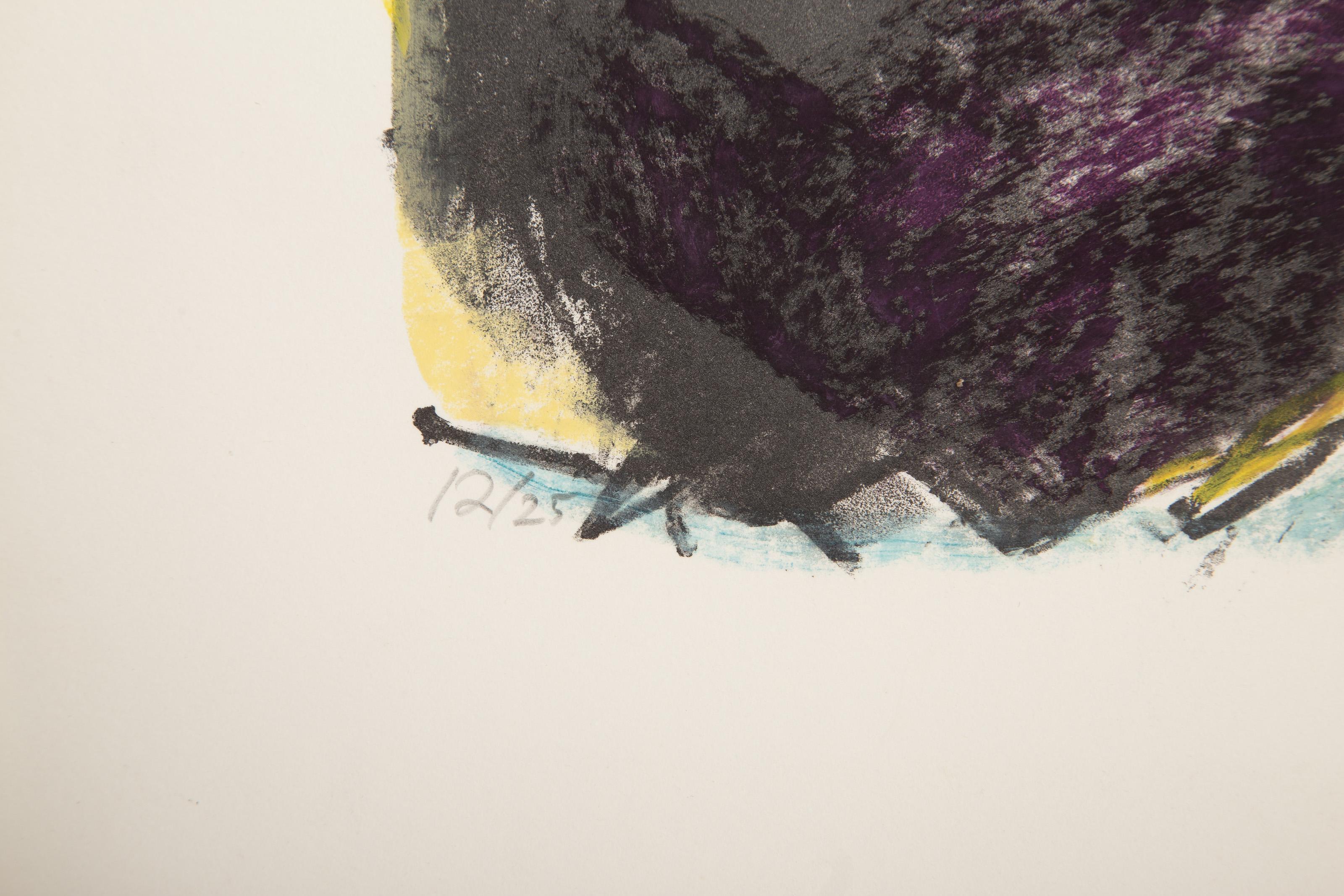 Seascape, Abstract Lithograph by Wallace Putnam For Sale 2