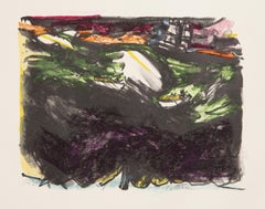 Seascape, Abstract Lithograph by Wallace Putnam