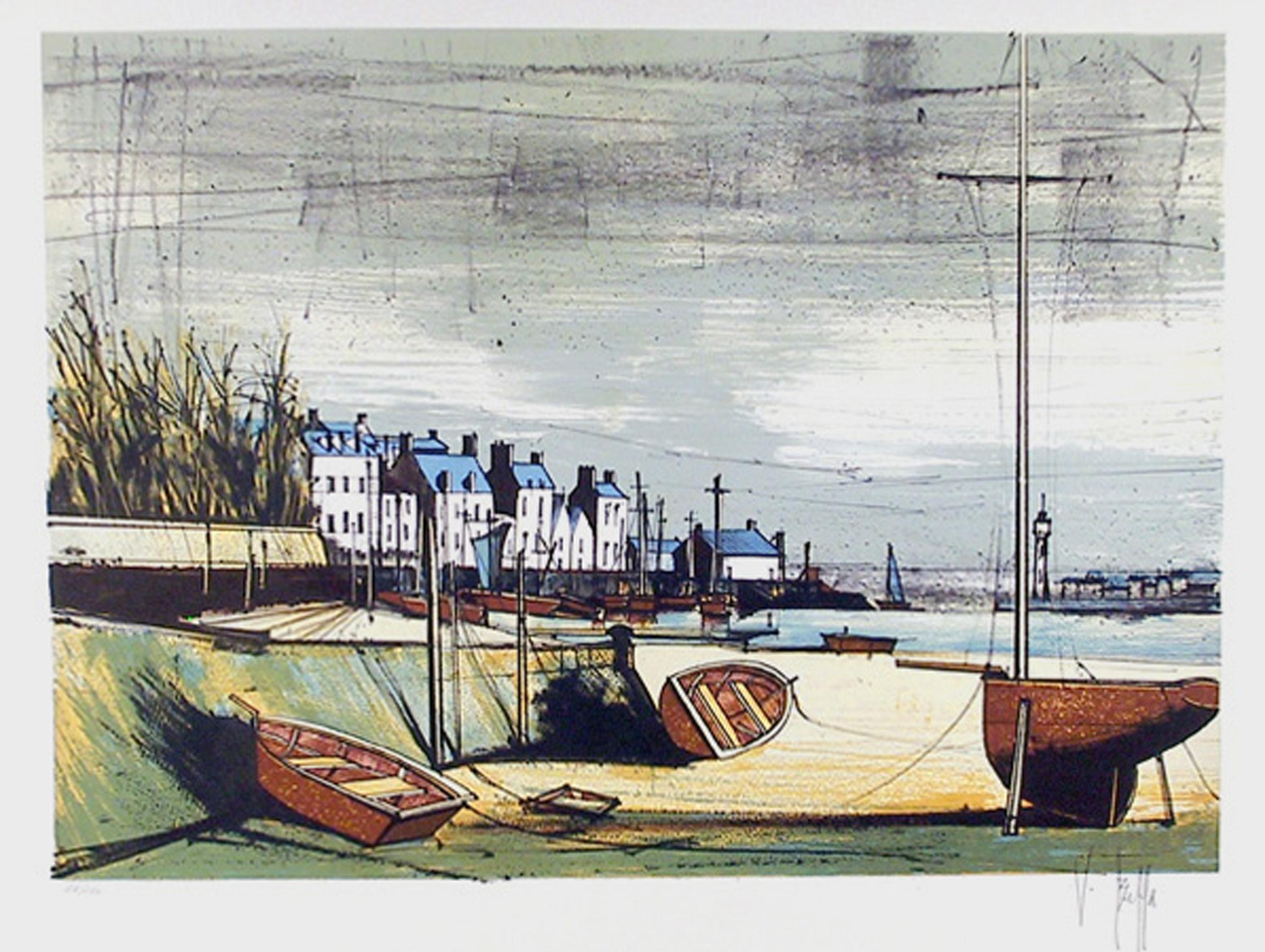 V. Beffa - Seaside. Jahr: 1980, Medium: Lithographie, mit Bleistift signiert und nummeriert, Auflage: 250, Größe: 55,88 cm x 76,2 cm (22 in. x 30 in.)