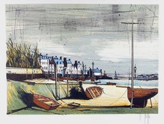 Seaside, Moderne Lithographie von V. Beffa