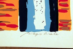 Seaside Town, Modern Screenprint by Biagio Civale