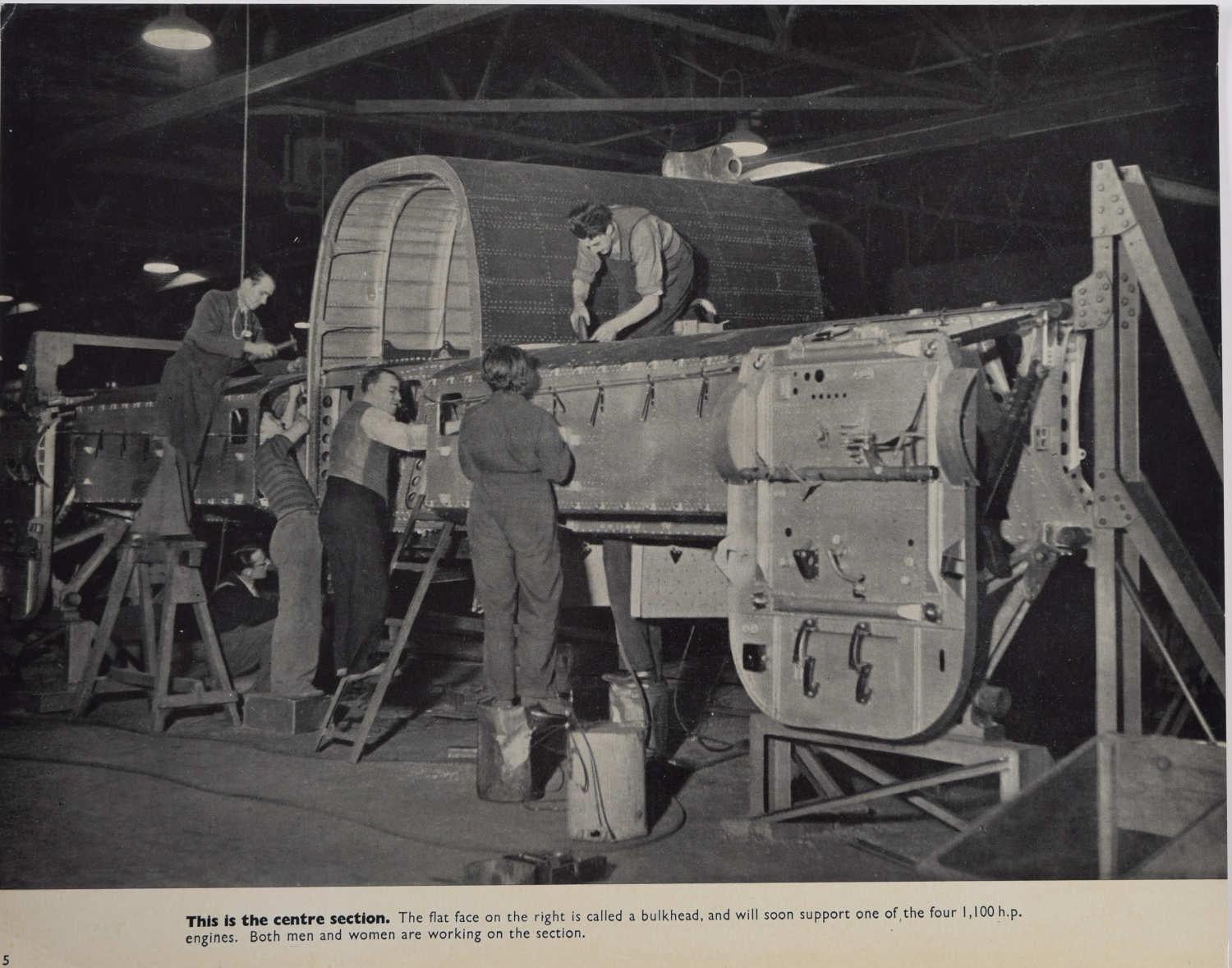 Birth of a Bomber
Photographic reproduction 
38 x 40 cm 

'This is the story of the production of the Handley-Page 