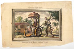 Die Sänften der japanischen Damen von Rang - English School, 19. Jahrhundert