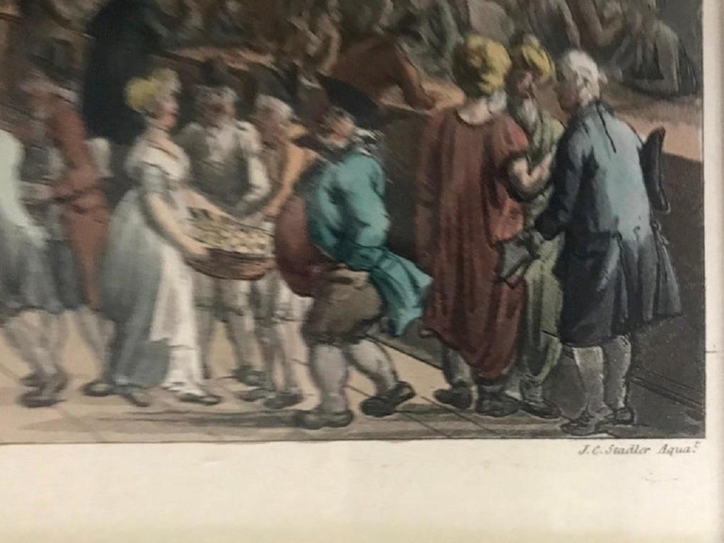 Set of Four Regency Era Coloured Engravings by Rowlandson For Sale 10