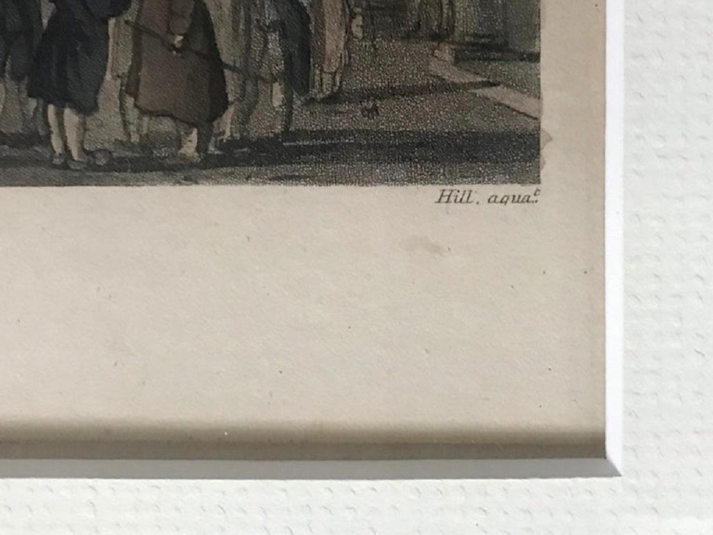 Set of Four Regency Era Coloured Engravings by Rowlandson For Sale 13
