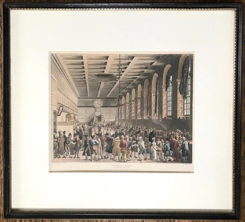 Set of Four Regency Era Coloured Engravings by Rowlandson For Sale 2