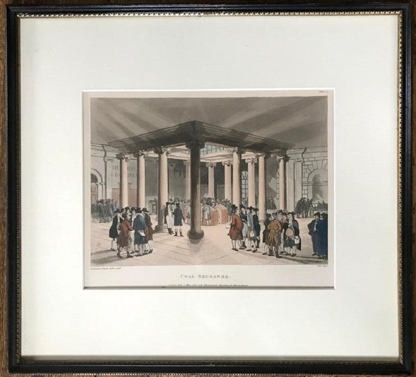 Set of Four Regency Era Coloured Engravings by Rowlandson For Sale 6