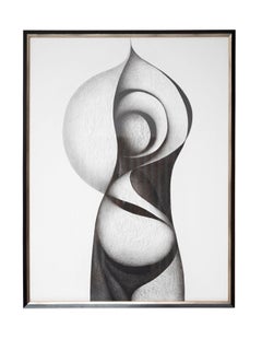 Seymour Fogel 'Woodland Eros' Abstract Drawings Texas Modernism 1971