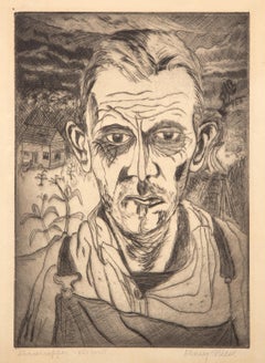 Mezzadro, puntasecca surrealista di Henry Niese