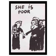 She is Poor - da Bread and Puppet - Vintage Offset di Various Artists  - 1970s
