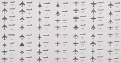 Vintage Silhouettes of Aircraft on the Joint Services Aircraft Recognition Training List