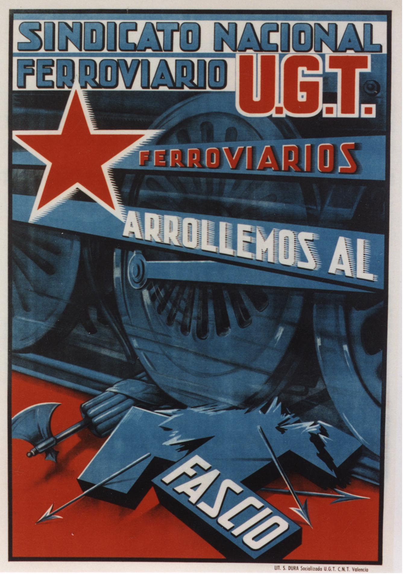 Sindicato Nacional Ferroviario UGT - Print by Unknown