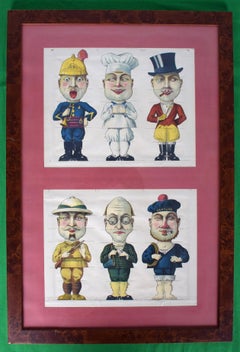 Vintage Six Caricatures