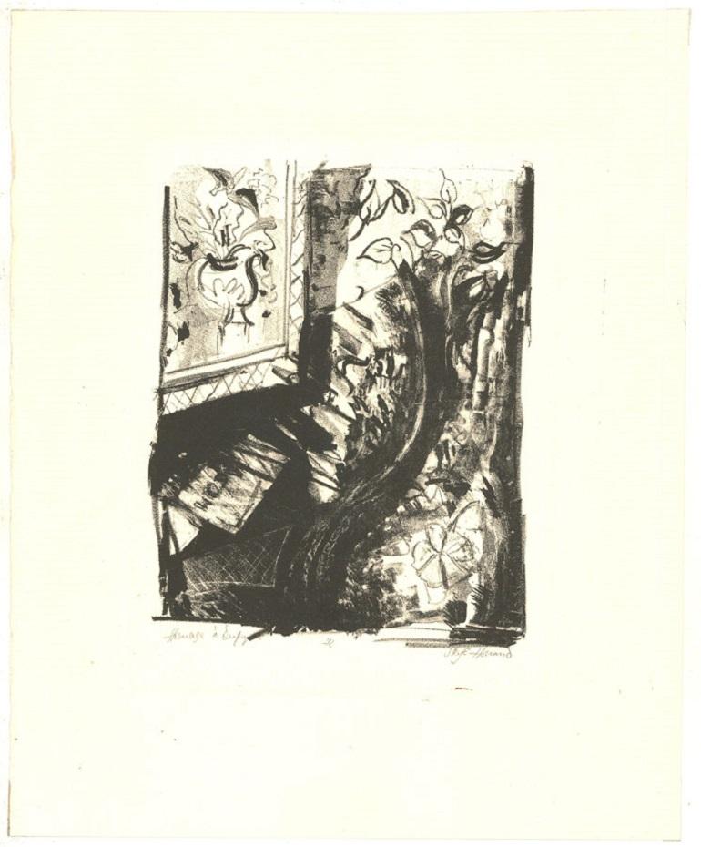 Skye Holland - Signed Contemporary Etching, Homage a Sufy - Print by Unknown