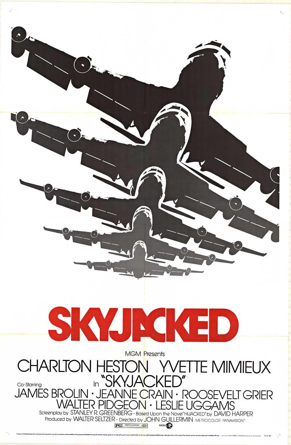 Original-Vintage-Filmplakat „Skyjacked“  US 1-Blatt  NSS 72/181 – Print von Unknown