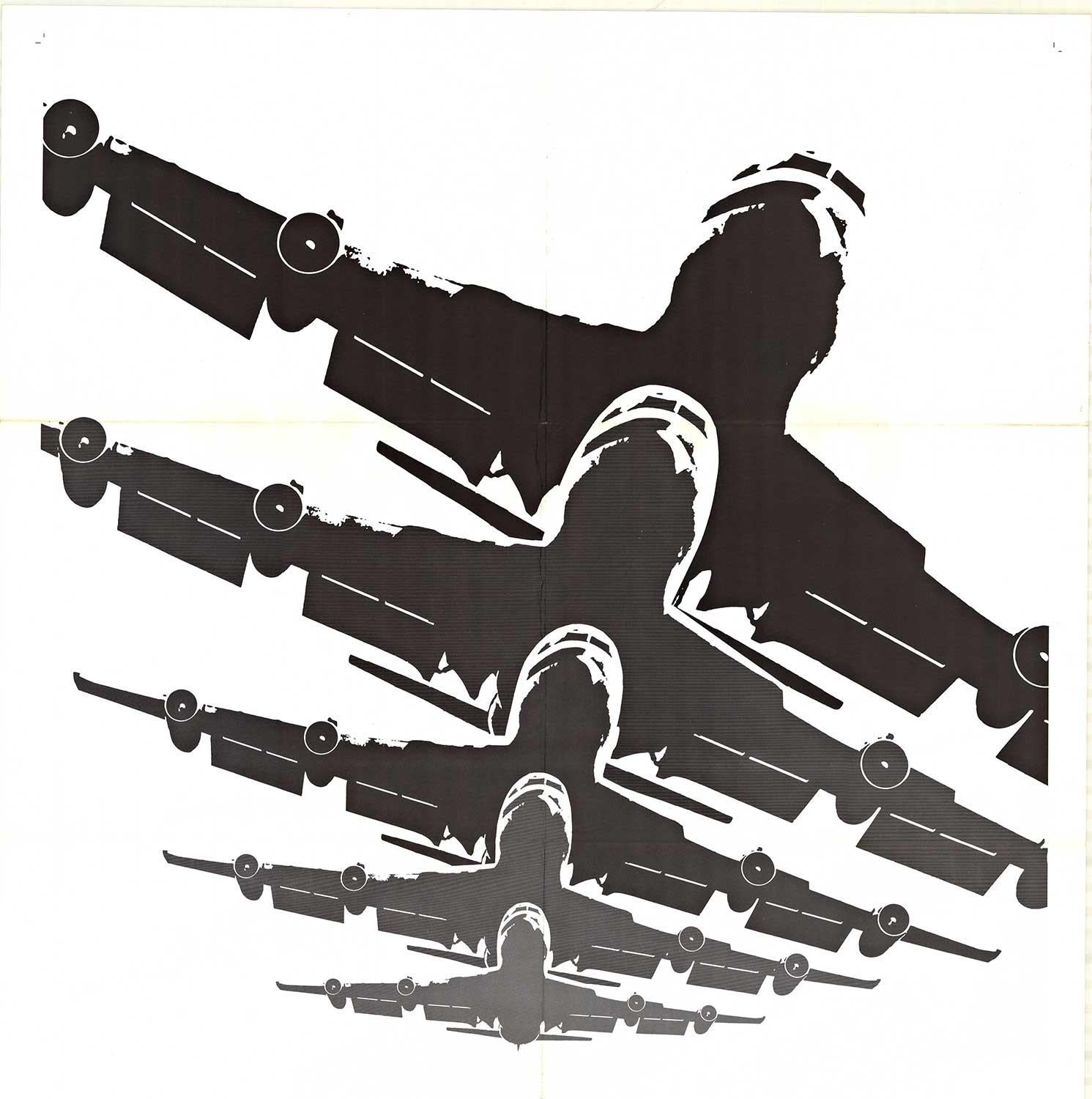 Original-Vintage-Filmplakat „Skyjacked“  US 1-Blatt  NSS 72/181 (Schwarz), Figurative Print, von Unknown