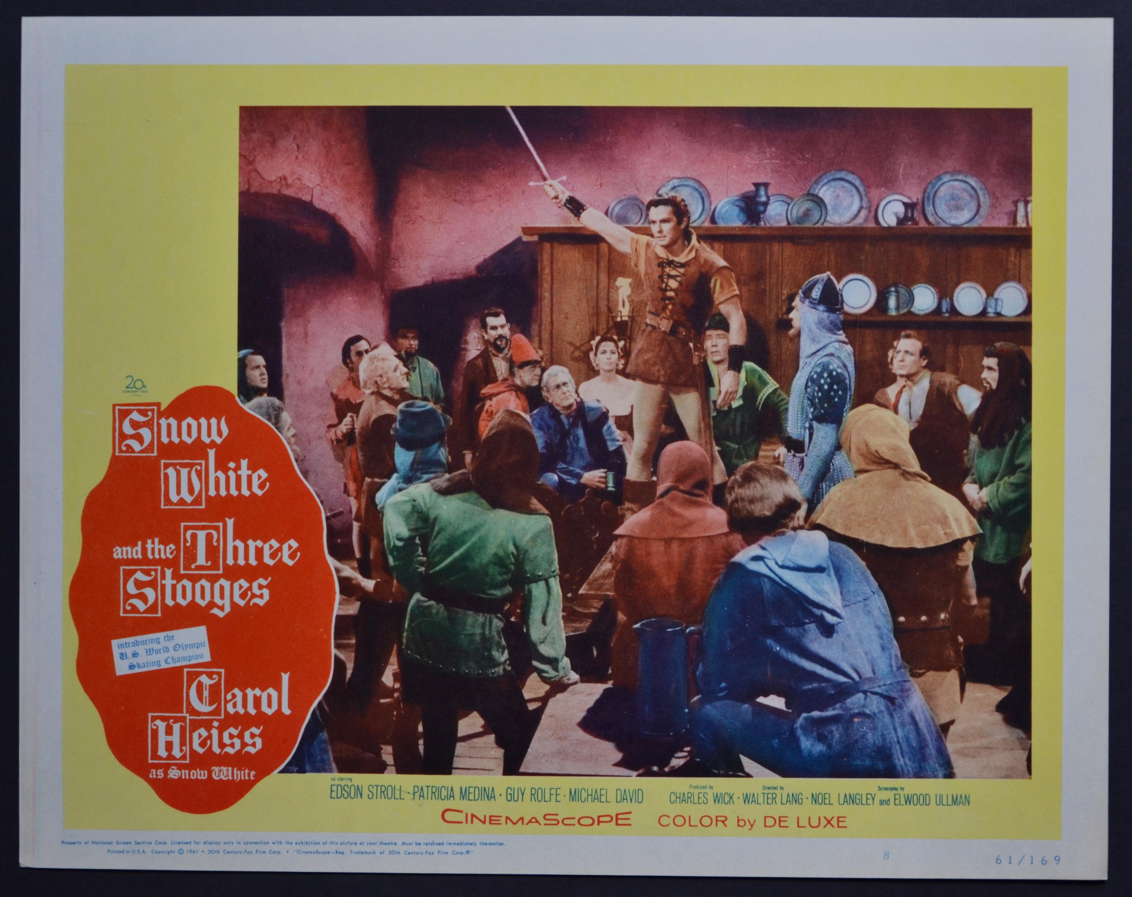 Unknown Interior Print - „Snow White and the Three Stooges“ Original Lobby Card of the Movie, USA 1961.