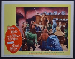 "Snow White and the Three Stooges" (Blanche-Neige et les Trois Stooges) Carte de lobby originale du film, USA 1961.