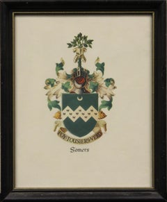 Vintage "Somers Armorial Coat-Of-Arms"