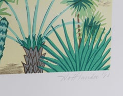 Southwest Balloons, Folk Art Screenprint by Jack Hofflander