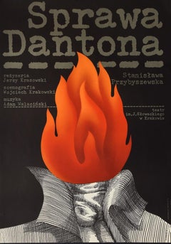 Sprawa Dantona - Vintage Offset-Poster im Vintage-Stil - 1970er Jahre