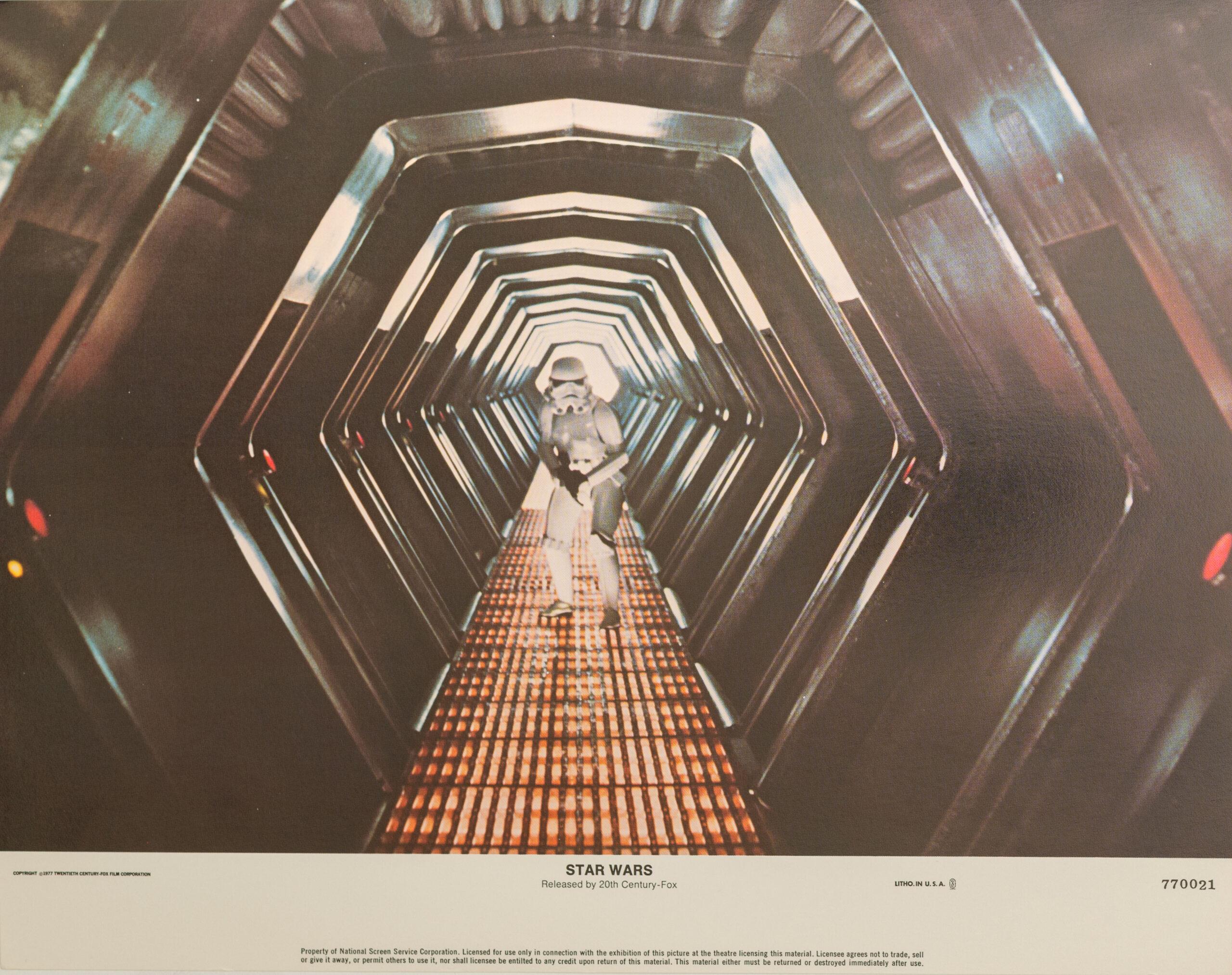 Unknown Figurative Print – Original Vintage Star Wars 1977 Original Vintage Lobby-Karte 6