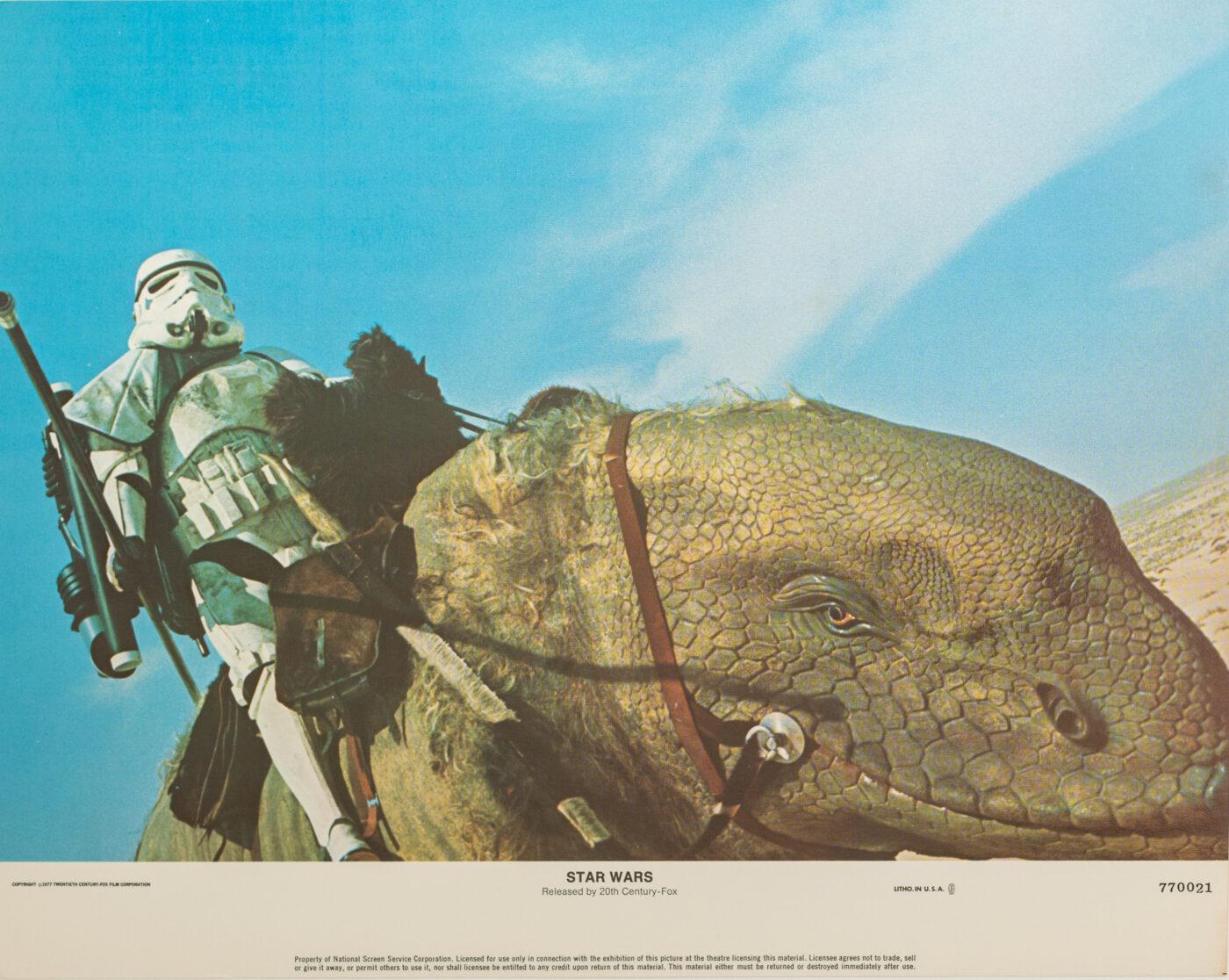 Unknown Figurative Print – Original Vintage Star Wars 1977 Original Vintage Lobby-Karte 8