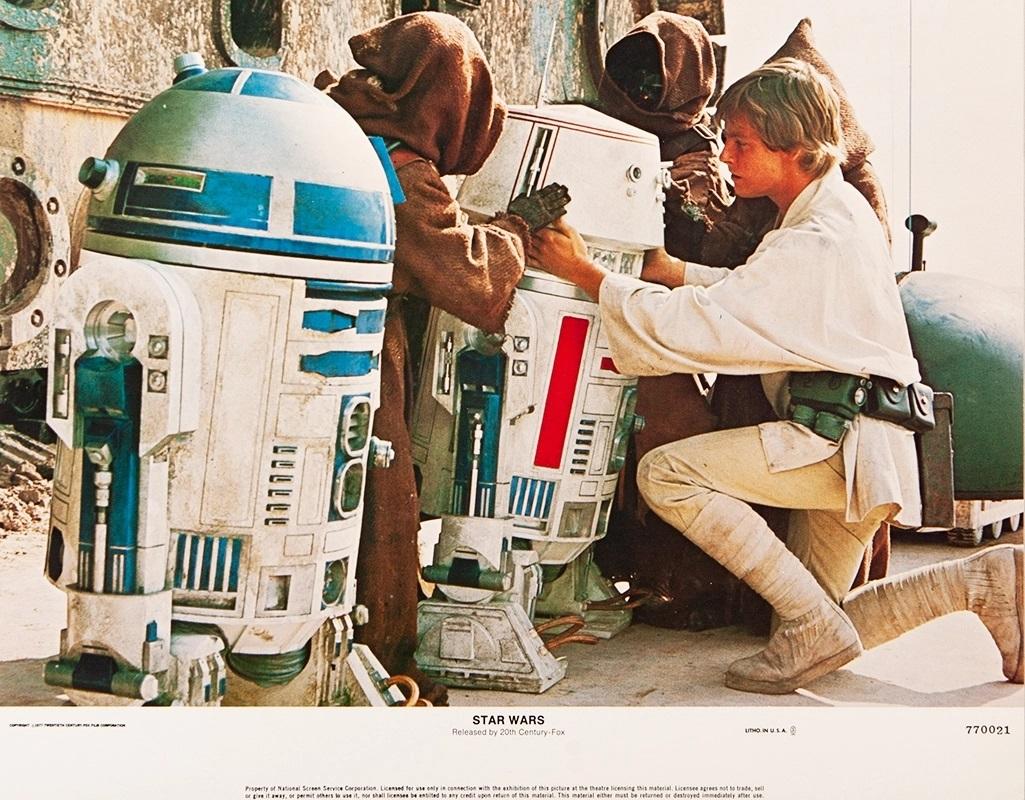 'Star Wars' 1977 Original Vintage Lobby Card Unframed