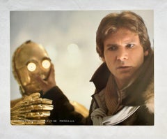 Star Wars C3PO Han Solo The Empire Strikes Back 1980 Vintage Cinema Card
