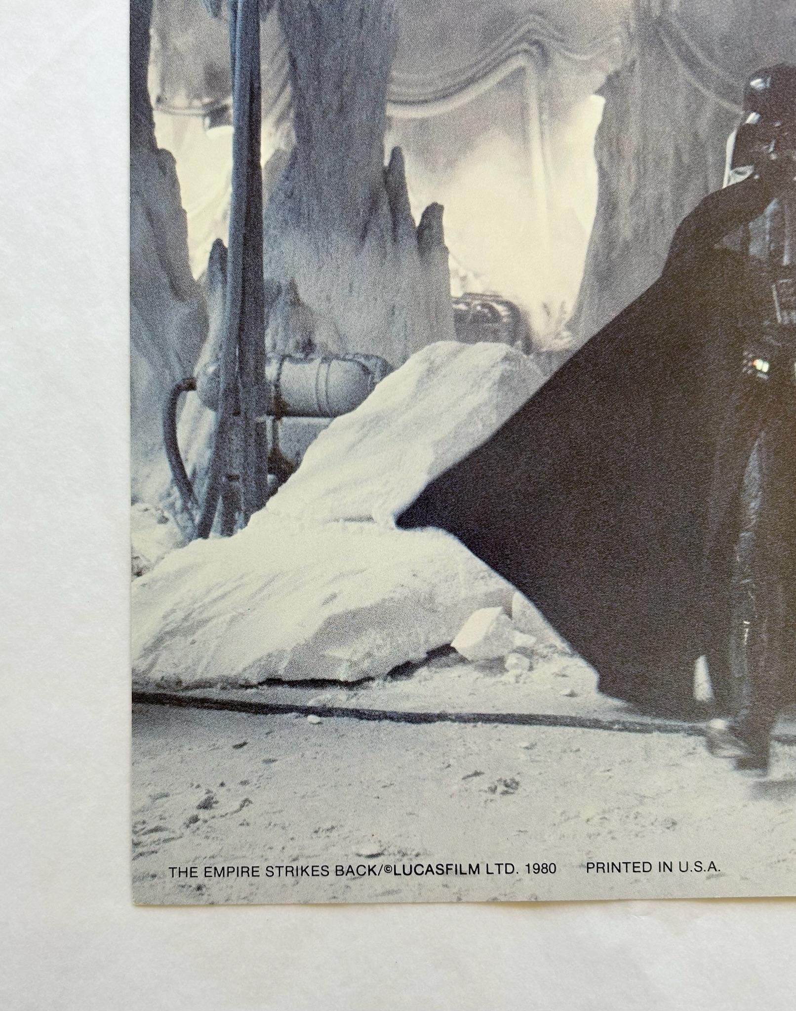 Star Wars Darth Vader Das Empire Strikes Back 1980 Vintage-Filmkartenkarte, Star Wars  (Moderne), Print, von Unknown