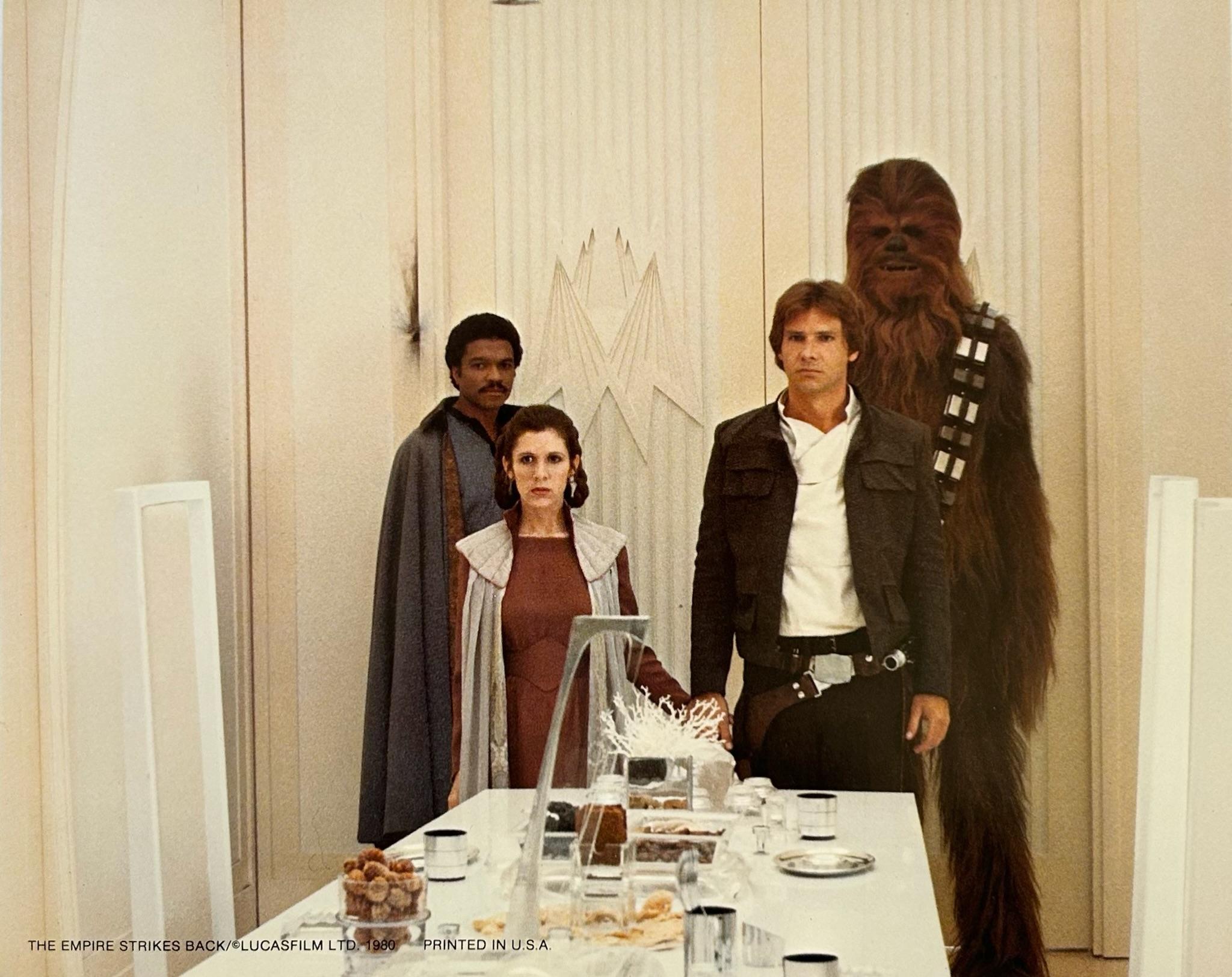 Star Wars El Imperio Contraataca 1980 Cine Lobby Card Cloud City Cena - Print de Unknown