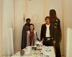 Vintage Star Wars The Empire Strikes Back 1980 Cinema Lobby Card Cloud City Dinner
