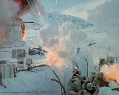 Star Wars: The Empire Strikes Back 1980 Vintage Battle of Hoth Lobby Card