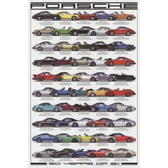 Steve Anderson '50 Years of 911' 2017- Offset Lithograph