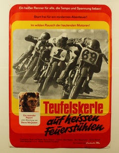 Steve McQueen Original On Any Sunday German Film Poster