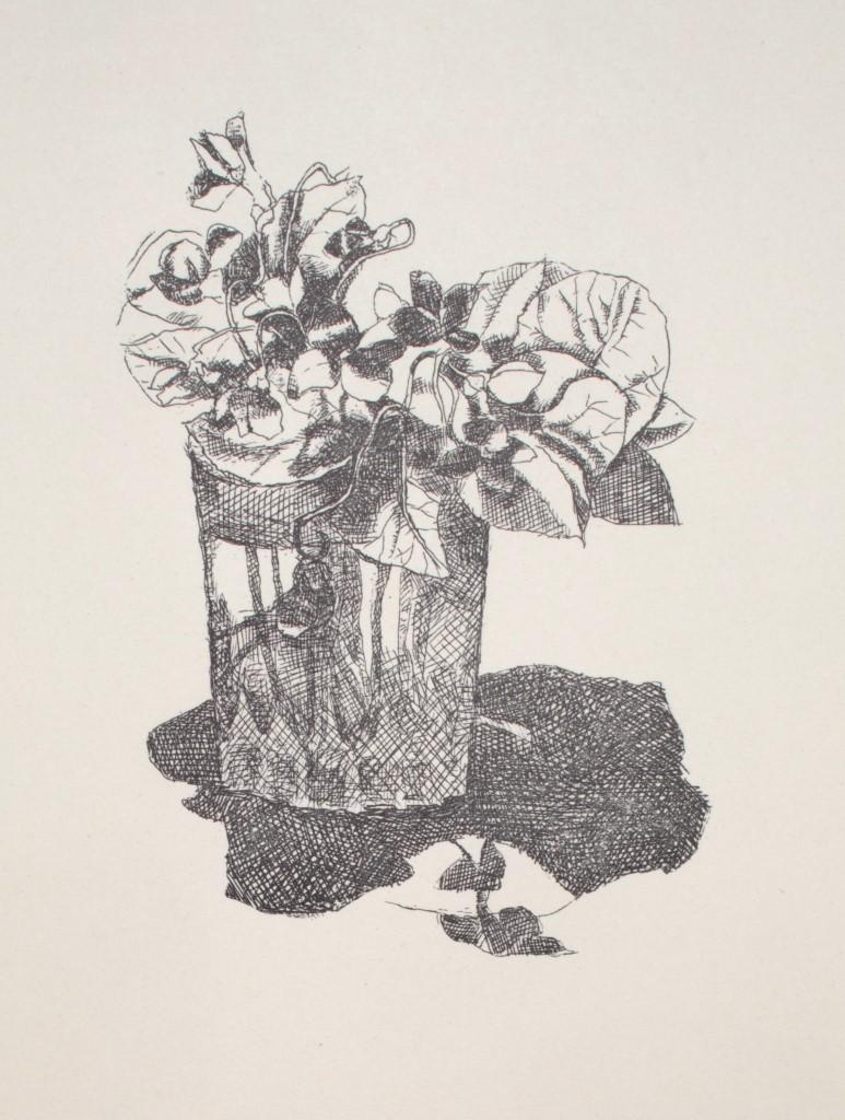 Still Life - Original Offset Print on Paper - 20th Century