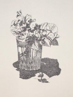 Still Life - Original Offset Print on Paper - 20th Century