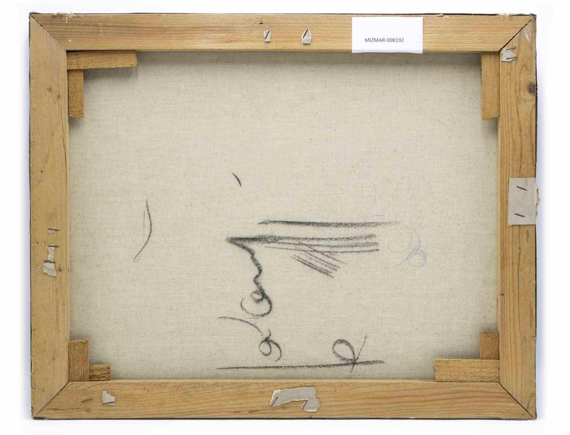 Naturaleza muerta - Óleo sobre lienzo - Mediados del siglo XX - Print de Unknown