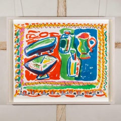 Stillleben mit einem Krug, von George Hooper 1989