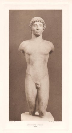 Strangford Apollo, British Museum Roman Classical sculpture photogravure
