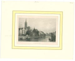 sburg, Strasburg  - Originallithographie - Mitte des 19. Jahrhunderts