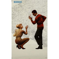 Striking 1970s original Soviet travel poster by Intourist - USSR