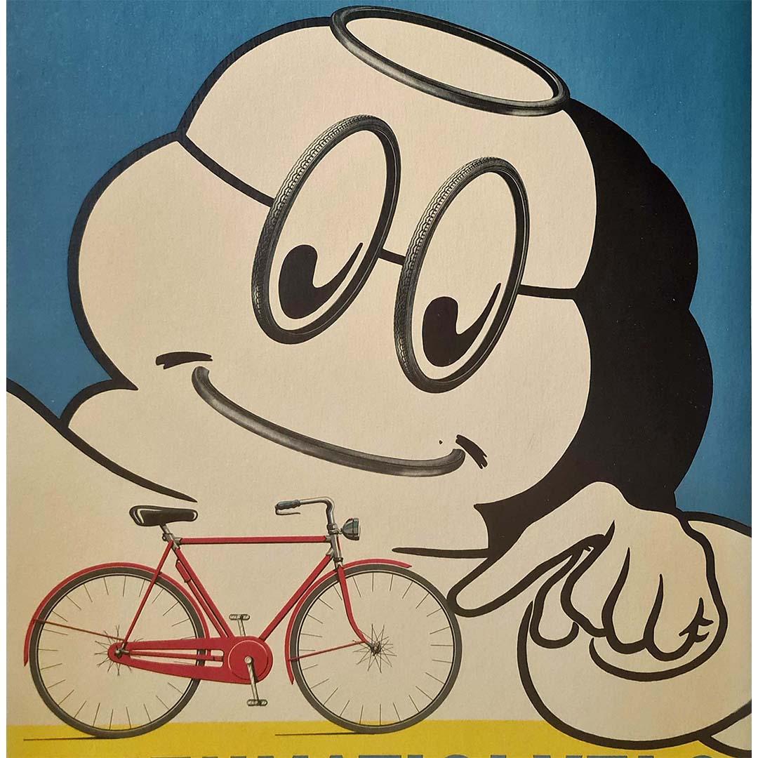 Auffälliges Werbeplakat des französischen Reifenherstellers Michelin im Angebot 1