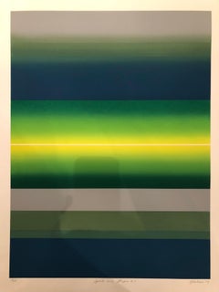 Remarquable lithographie signée, numérotée et datée « Springs And Stripes », 1979