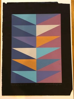 Striking Original Signed Numbered and Dated Lithograph by Caroline Pinto, 1981